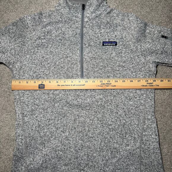Patagonia 1/4 Zip Pullover Sweatshirt Women’s Medium Gray Better Sweater - Picture 4 of 5